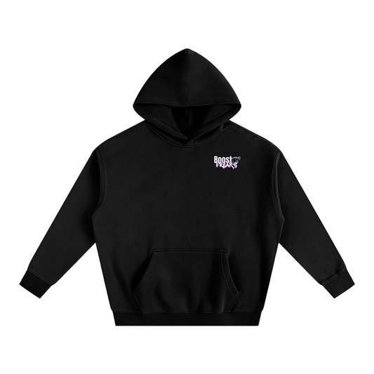 Boost Freaks | Oversized Fleeced Hoodie | Purple